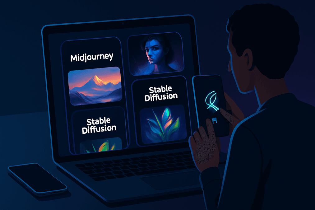 Die 10 besten KI Bild Generatoren 2025 – Midjourney, DALL-E 3 und Alternativen im Vergleich